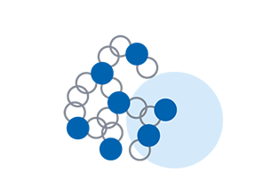 Veľká molekula s komplexnou štruktúrou