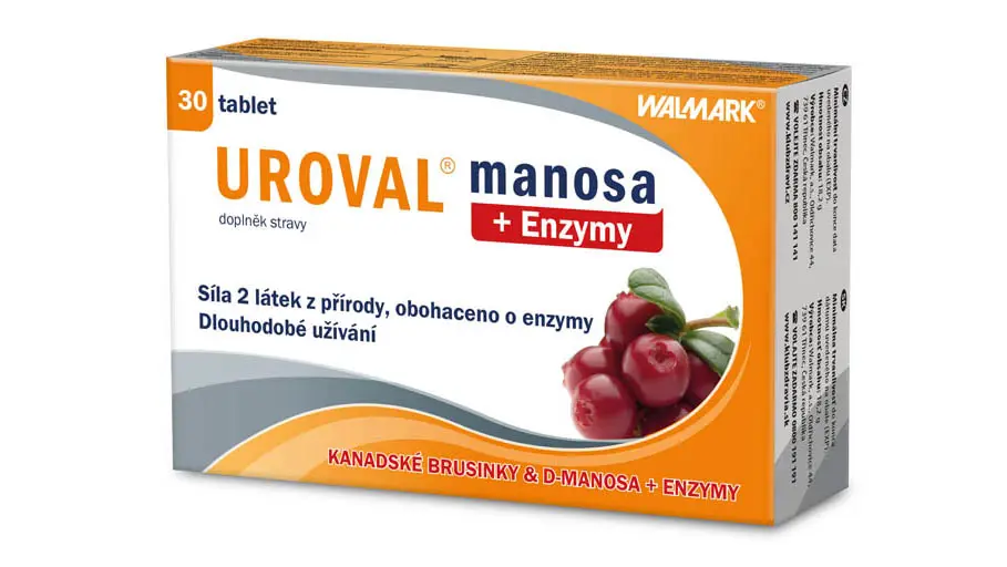Uroval® manosa + enzymy