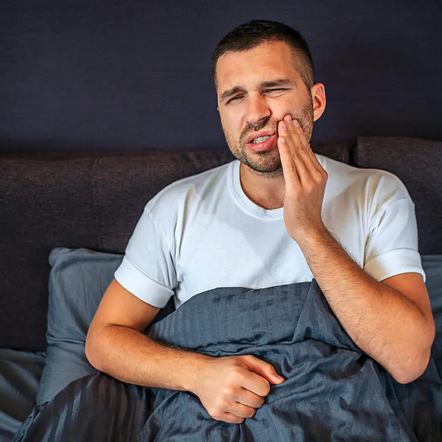 Discomfort of the oral cavity due to poor oral hygiene